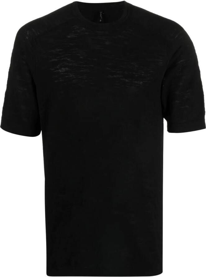 Transit T-shirt met ronde hals Zwart