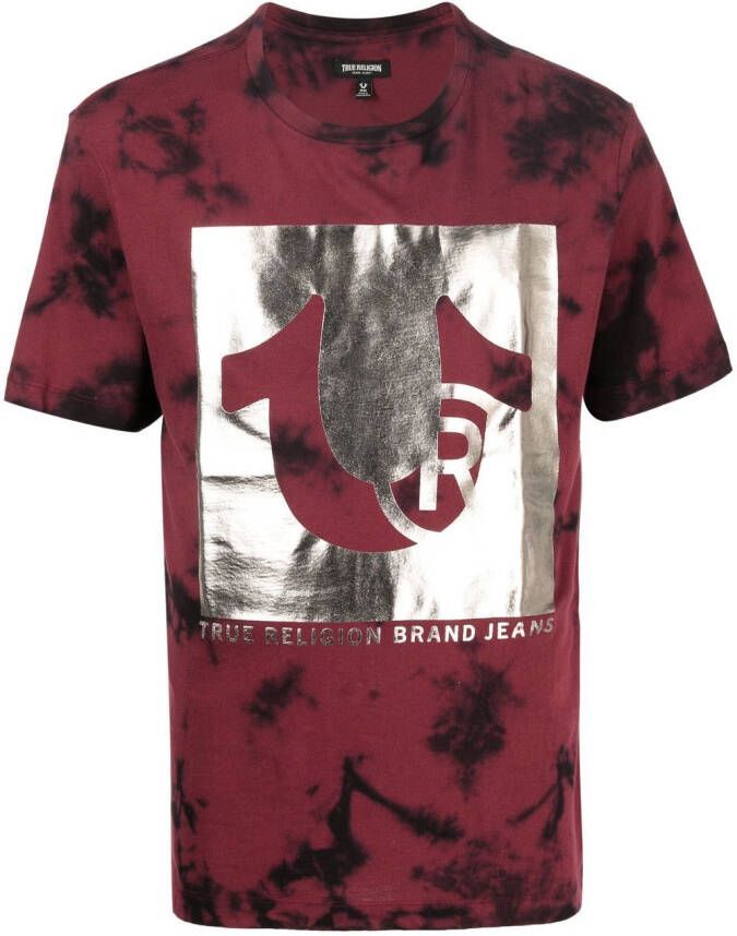 True Religion T-shirt met print Rood