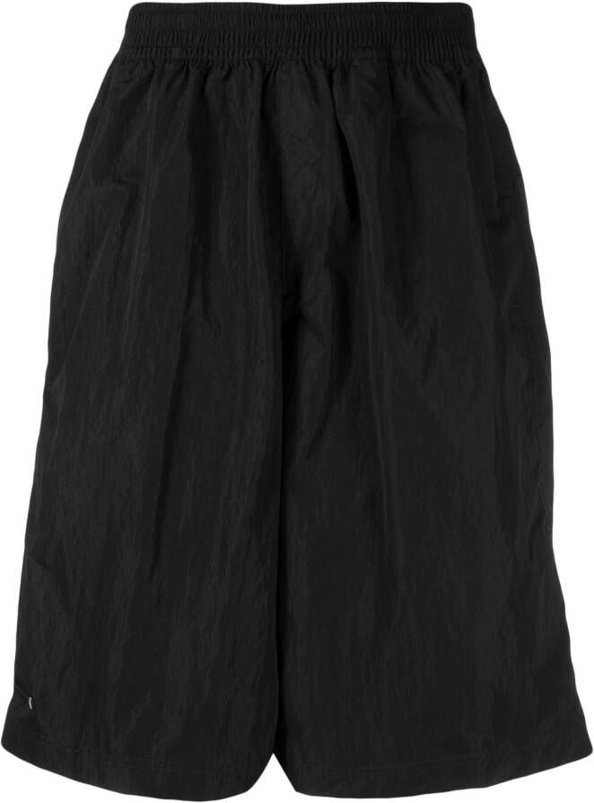 TRUE TRIBE Shorts met gekreukt-effect Zwart