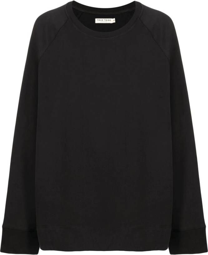 TRUE TRIBE Sweater met ronde hals Zwart