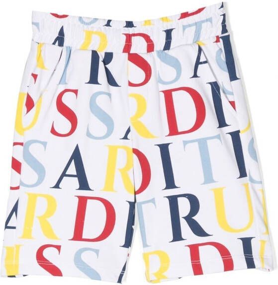 TRUSSARDI JUNIOR Shorts met print Wit