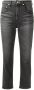 Tu es mon Tresor Cropped jeans Zwart - Thumbnail 1