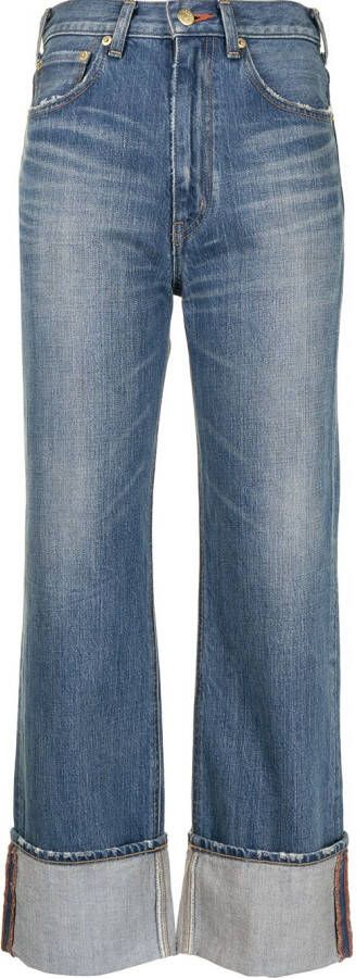 Tu es mon Tresor Flared jeans Blauw