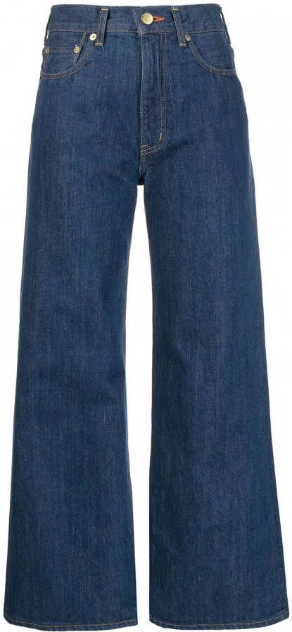Tu es mon Tresor Flared jeans Blauw
