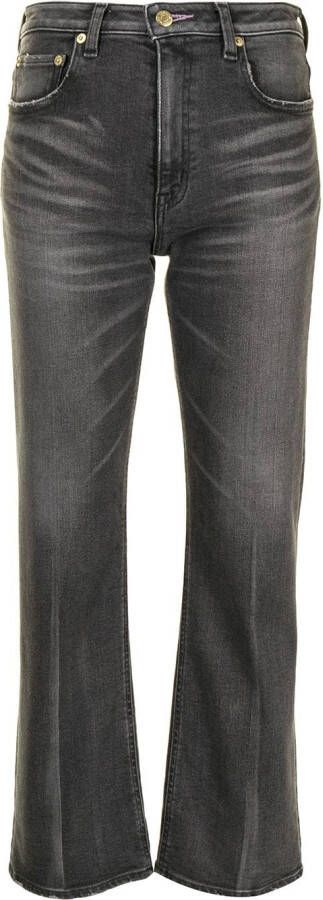 Tu es mon Tresor Flared jeans Zwart
