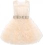 Tulleen Tulen jurk Beige - Thumbnail 1
