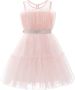 Tulleen Bouquette jurk Roze - Thumbnail 1