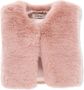 Tulleen Bodywarmer van imitatiebont Roze - Thumbnail 1