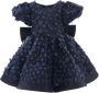 Tulleen Jurk met bloe patch Blauw - Thumbnail 1