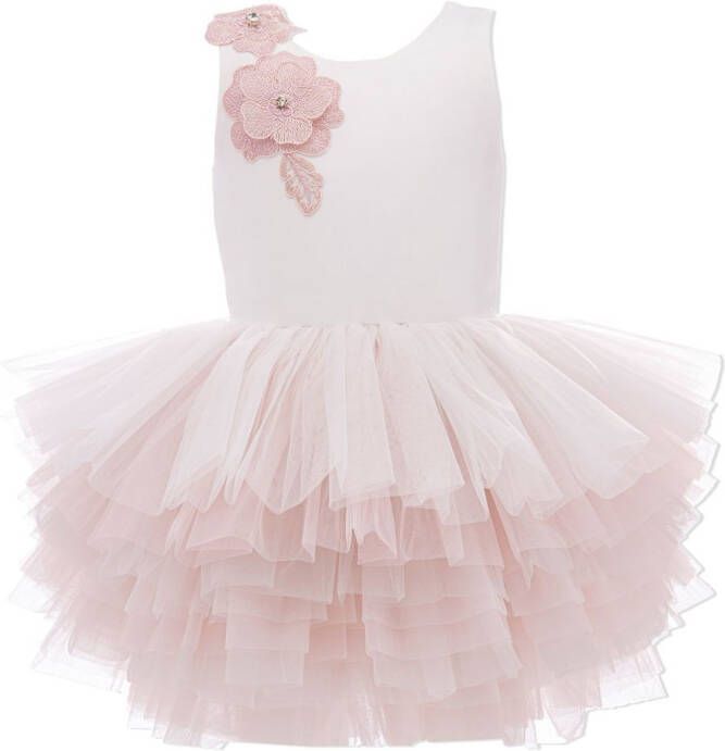 Tulleen Tule jurk Roze