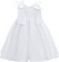 Tulleen Palermo jurk met strikdetail Wit - Thumbnail 1