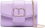 TWINSET Amie crossbodytas met logoplakkaat Paars - Thumbnail 1