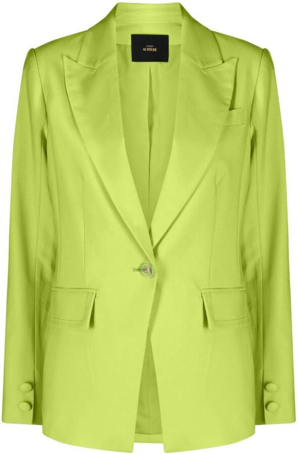 TWINSET Blazer met enkele rij knopen Groen
