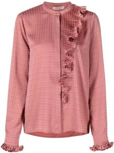 TWINSET Blouse met ruches Roze