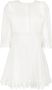 TWINSET Broderie anglaise blousejurk Wit - Thumbnail 1