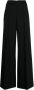 TWINSET Broek met logoplakkaat Zwart - Thumbnail 1