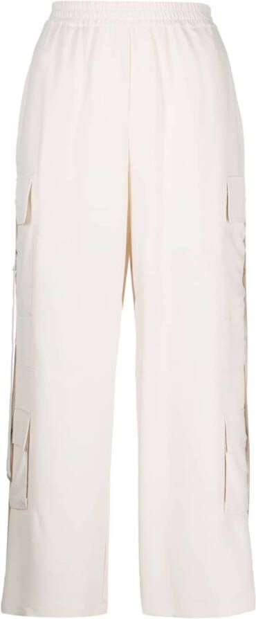 TWINSET Broek met cargozak Beige
