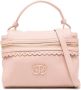 TWINSET Cécile shopper met logoplakkaat Roze - Thumbnail 1