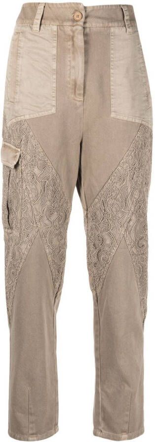 TWINSET Cropped broek Beige