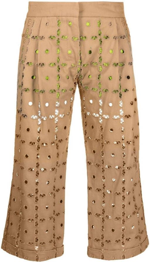 TWINSET Cropped broek Beige