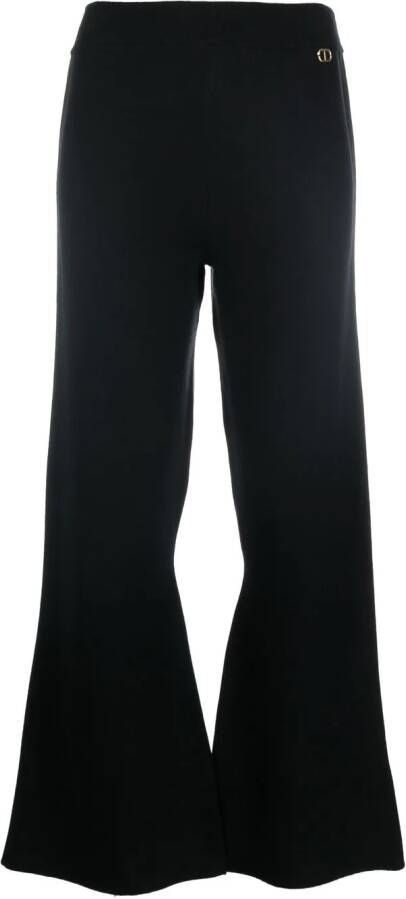 TWINSET Cropped broek Zwart