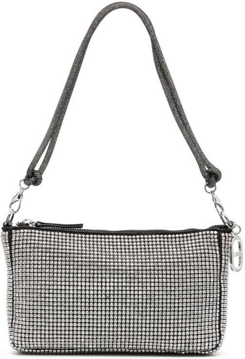 TWINSET Schoudertas verfraaid met kristallen Grijs