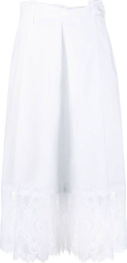 TWINSET Cropped broek Wit