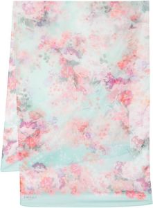 TWINSET floral lightweight scarf Roze