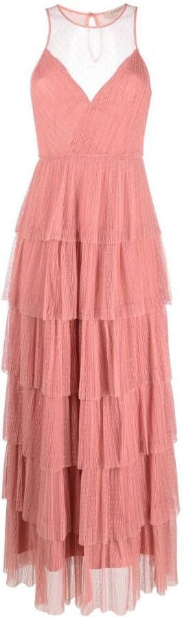 TWINSET Gelaagde jurk Roze