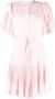 TWINSET Geplooide midi-jurk Roze - Thumbnail 1
