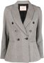 TWINSET Geruite blazer Beige - Thumbnail 1