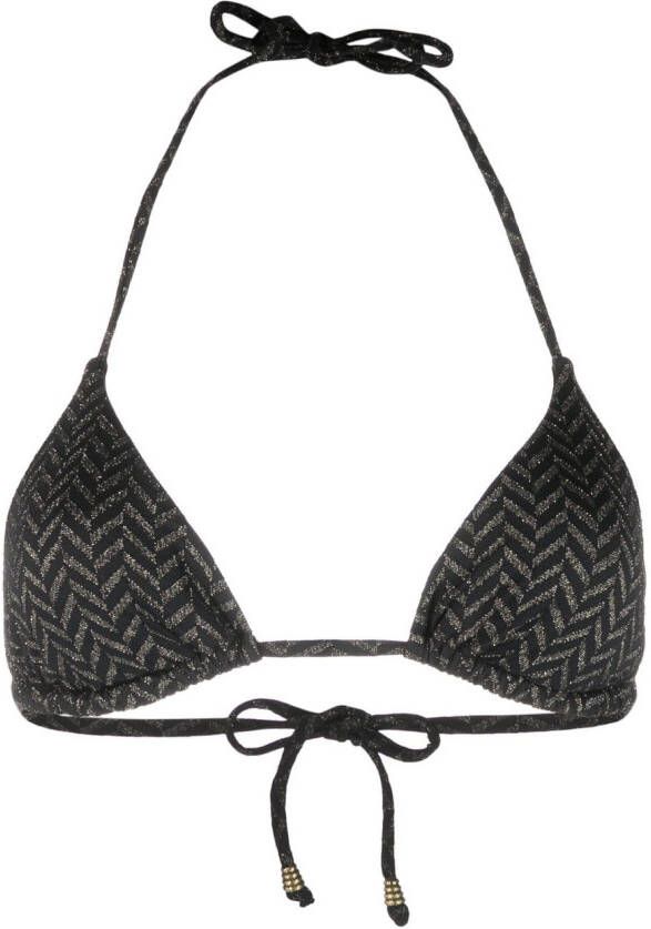 TWINSET Triangel bikinitop Zwart