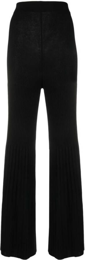 TWINSET High-waist broek Zwart