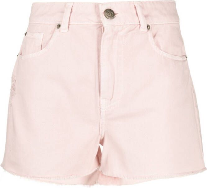 TWINSET Denim shorts Roze