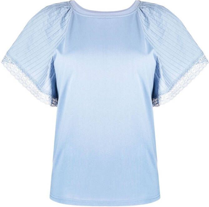 TWINSET Jersey T-shirt Blauw