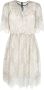 TWINSET Jurk met bloemenkant Beige - Thumbnail 1