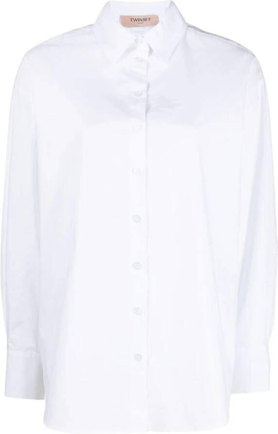 TWINSET Katoenen blouse Wit