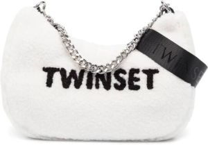 TWINSET Kids Crossbodytas met logoprint Wit