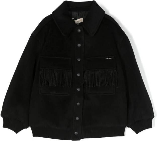 TWINSET Kids Jack met logoplakkaat Zwart