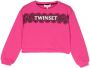 TWINSET Kids Sweater met logopatch Roze - Thumbnail 1