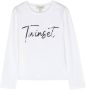 TWINSET Kids T-shirt met logoprint Beige - Thumbnail 1