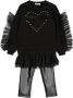 TWINSET Kids Sweater en legging met logoprint Zwart - Thumbnail 1