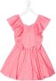 TWINSET Kids Mini-jurk met ruche afwerking Roze - Thumbnail 1