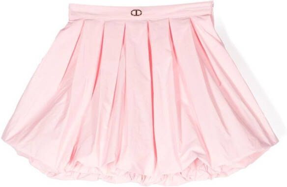 TWINSET Kids Plooirok met A-lijn Roze