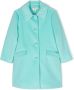 TWINSET Kids Trenchcoat met enkele rij knopen Blauw - Thumbnail 1