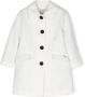 TWINSET Kids Trenchcoat met enkele rij knopen Wit - Thumbnail 1