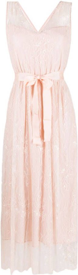TWINSET Jurk met V-hals Roze