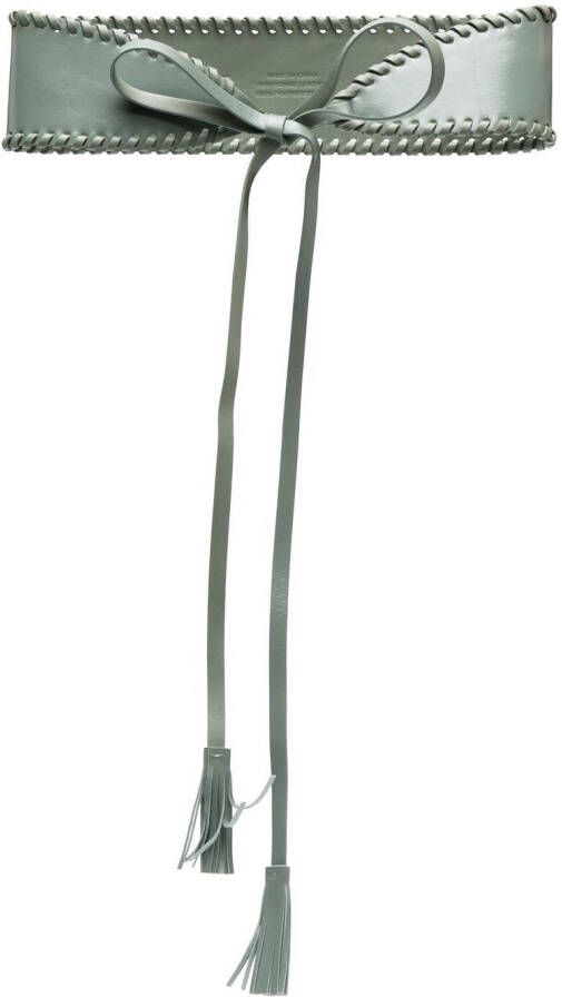 TWINSET Leren riem Groen