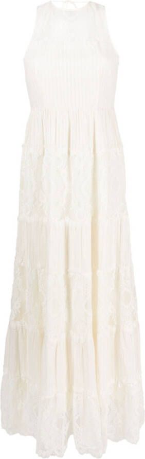 TWINSET Katoenen jurk Wit