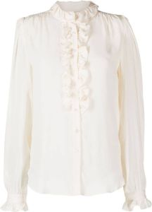 TWINSET Blouse met ruches Beige